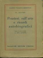 Pensieri sull'arte e ricordi autobiografici