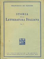 Storia della letteratura italiana Vol. 1