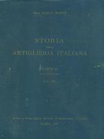 Storia della artiglieri italiana parte II Vol. III