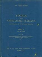 Storia della artiglieri italiana parte II Vol. IV