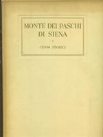 Monte dei Paschi di Siena. Cenni storici