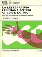 La letteratura cristiana antica greca e latina