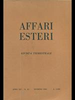 Affari esteri n. 53. Inverno 1982