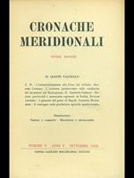 Cronache meridionali 9. Settembre 1958