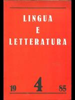 Lingua e letteratura 4. 1985