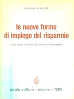 Le nuove forme di impiego del risparmio