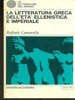 La letteratura greca dell'età ellenistica e imperiale