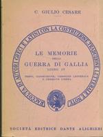 memorie della guerra di Gallia libro IV