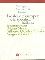 Il malessere europeo e lo specifico italiano