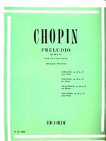 Preludio Op. 28 N. 15 per pianoforte