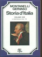 Storia d'Italia vol XXIII - Il crepuscolo del'700