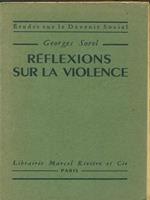 Reflexions sur la violence