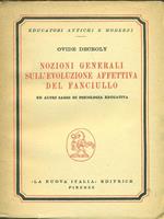 Nozioni generali sull'evoluzione affettiva del fanciullo