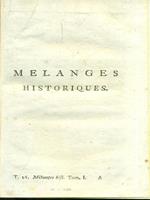 Melanges Historiques Vol. 1-2-3