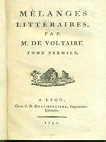 Melanges litteraires Vol. 1-2-3-4