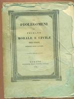 Prolegomeni del primato morale e civiledegli italiani