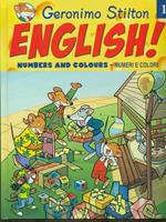 English! Numbers and colours 1