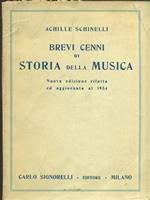 Brevi cenni di storia della musica