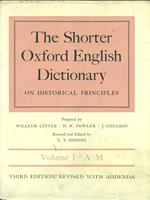 The shorter Oxford English Dictionary 2 vv