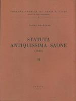 Statuta antiquissima saone (1345). II