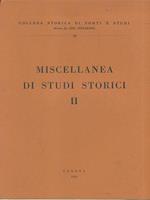 Miscellanea di studi storici II