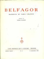 Belfagor anno XXXV n3 / 31 maggio 1980