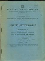 Servizio meteorologico. appendice V