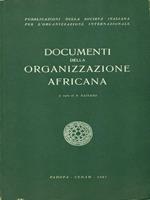 Documenti della organizzazione africana