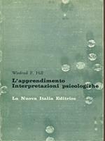 L' apprendimento interpretazioni psicologiche