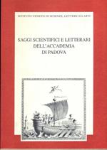 Saggi scientifici e letterari dell'accademia diPadova. 4 Tomi