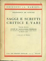 Saggi e scritti critici e vari-. Vol. V