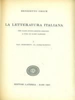 La letteratura italiana - Vol. I