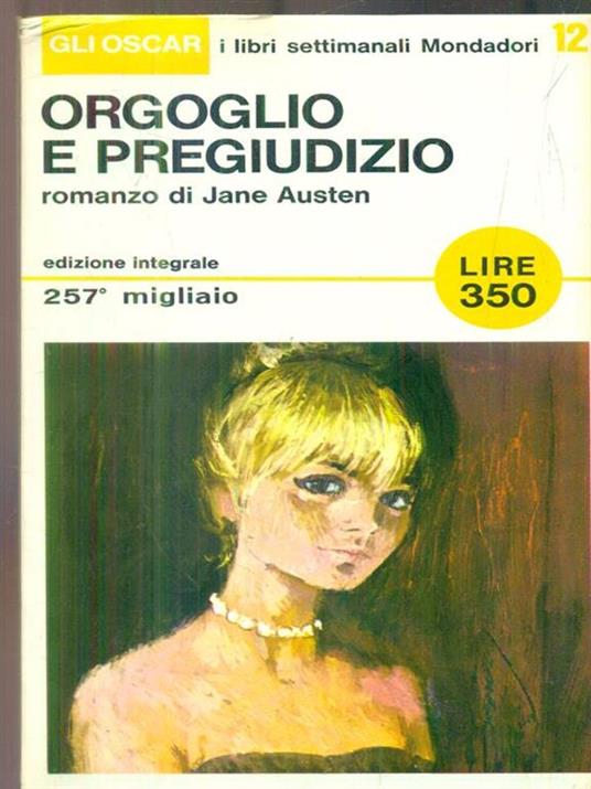 Orgoglio e pregiudizio - Jane Austen - copertina