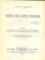 Storia dell'arte italiana. Vol. 1