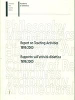 Report on teaching Activities 1999/2000