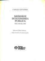 Memorie di economia publica dal 1833al 1860