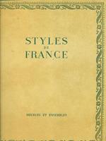 Styles de France. Meubles et ensemble 1610-1920