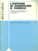 L' impegno di annunziare il Vangelo