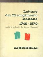 Letture del risorgimento italiano (1749-1870)