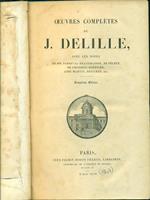 Oeuvres completes de J. Delille