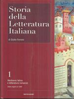 Storia della letteratura italiana 1