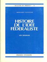 Histoire de l'idée fédéraliste