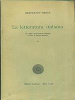 La letteratura italiana I