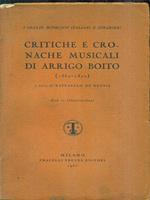 Critiche e cronache musicali di arrigo boito