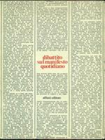 Dibattito sul manifesto quotidiano