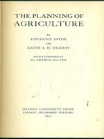 The planning of agriculture