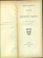 Studi su Giuseppe Parini Il Parini Maggiore