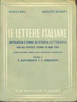 Le lettere italiane volume II