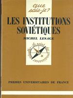 Les institutions sovietiques