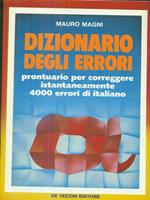 Dizionario degli errori